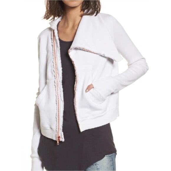 Frank & Eileen Tee Lab Asymmetrical Zip Up Jacket Size XS - Picture 1 of 10